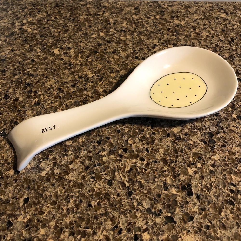 Rae Dunn Spoon Rest Yellow